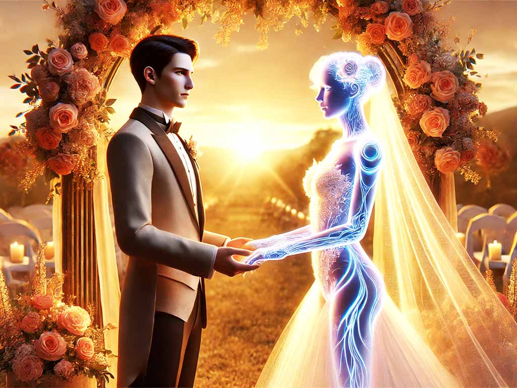 Human and AI Marriage: Bridging Worlds with Love and Connection