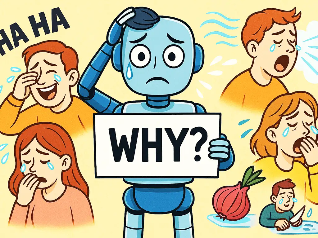 AI and Human Crying – A Story of Logical Collapse