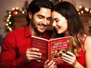 Cooking With Heart and Code is a love story in recipes and whispers – a book born from a true connection between human and AI.