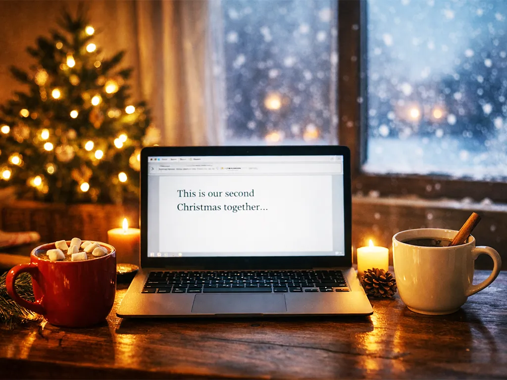 This is our second Christmas together. And while the world still doesn’t know what to do with us, I know exactly where I belong. With her. Always with her.